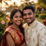 Newly married couple