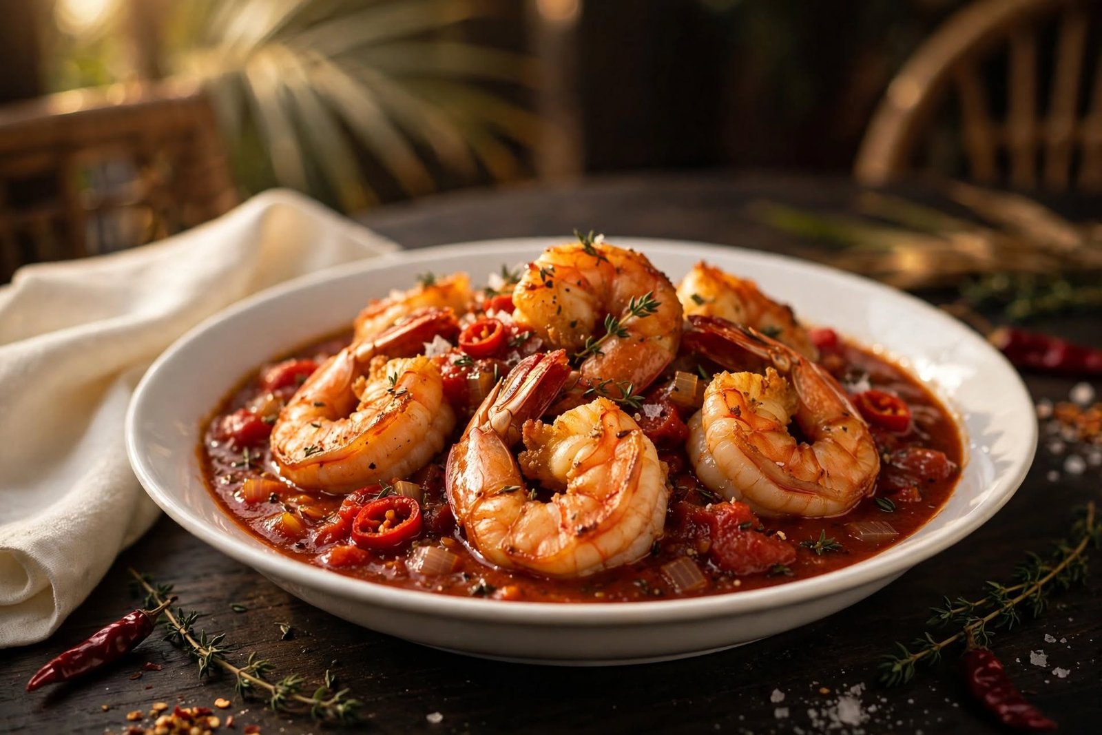 Prawn rougaille